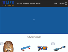 Tablet Screenshot of bluespotlight.com